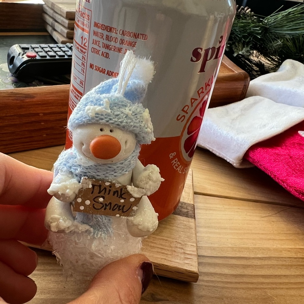 Homemade ornament made out off clay